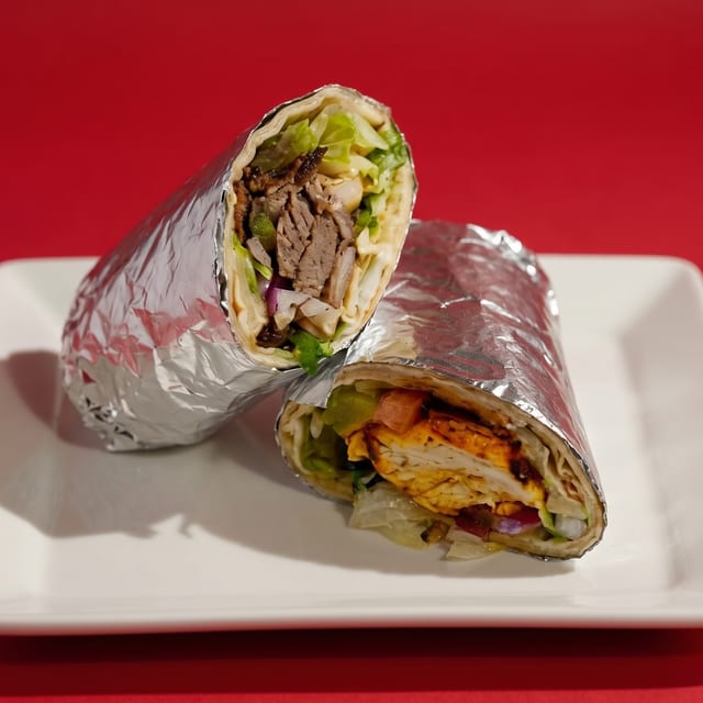 Chicken Kabob Sandwich.