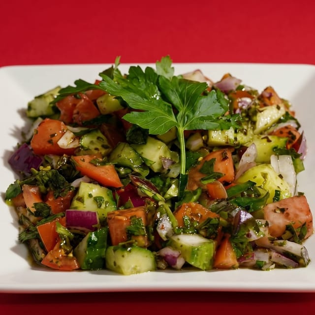 Salads - Shirazi Salad.